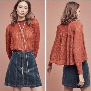 Anthropologie Amanna Lace Top